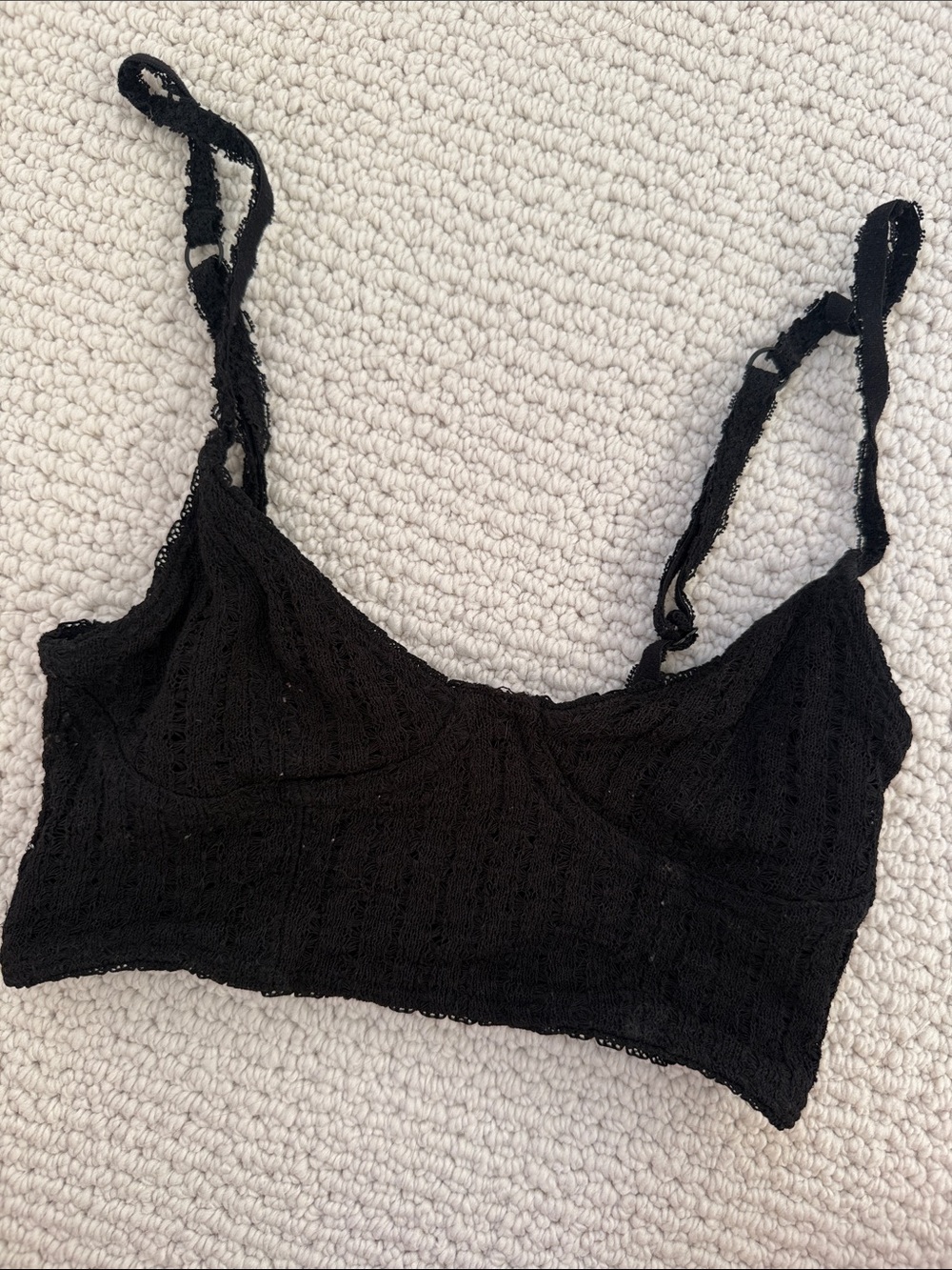 Urban Outfitters Black Lace Bralette